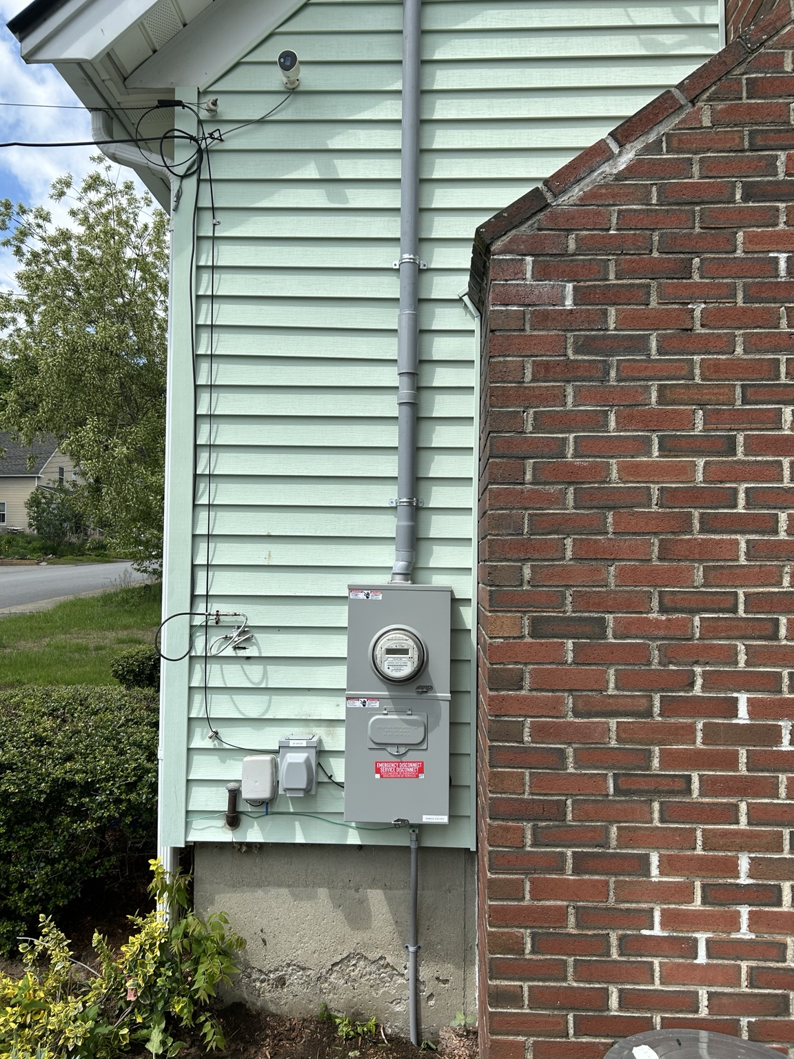 Electrical service installation